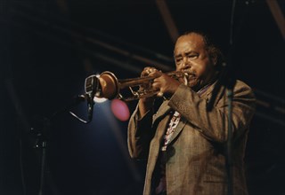 Harry "Sweets" Edison, North Sea Jazz Festival, Netherlands, 1991. Creator: Brian Foskett.