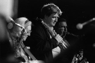 Kathy Stobart, Tony Coe, Brecon Jazz Festival, 1996. Creator: Brian Foskett.