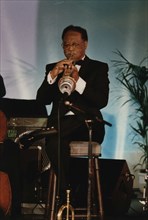 Clark Terry, Jazz Inn Party, Nordwijk, Netherlands, 1989. Creator: Brian Foskett.