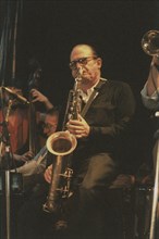 Al Cohn, Edinburgh Jazz Festival, 1987. Creator: Brian Foskett.