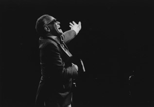 Ray Charles, Capital Radio Jazz Festival, Knebworth, 1982. Creator: Brian Foskett.