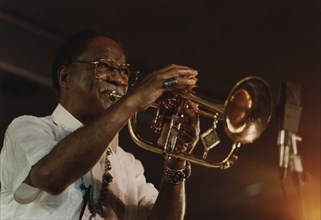 Clark Terry, North Sea Jazz Festival, Netherlands, 1991. Creator: Brian Foskett.