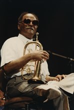 Clark Terry, North Sea Jazz Festival, Netherlands, 1992. Creator: Brian Foskett.