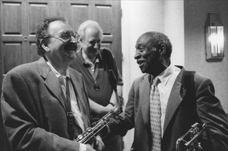 Jerry Dodgion and Joe Wilder, The March of Jazz, Clearwater Beach, Florida, 2000. Creator: Brian Foskett.