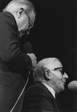 George Shearing, David Jacobs, Barbican, London, 1996. Creator: Brian Foskett.