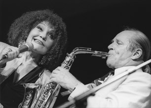 Cleo Laine and John Dankworth, Dankworth Generation Band, Brecon, 1995. Creator: Brian Foskett.