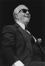 George Shearing, David Jacobs, Barbican, London, 1996. Creator: Brian Foskett.