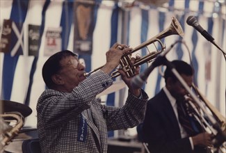 Doc Cheatham, Edinburgh Jazz Festival, 1986. Creator: Brian Foskett.