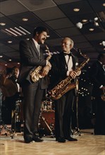 Charles McPherson and Jimmy Heath, Jazz Inn Party, Nordwijk, Netherlands, 1989. Creator: Brian Foskett.