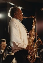 Illinois Jacquet, North Sea Jazz Festival, Netherlands, 1992. Creator: Brian Foskett.