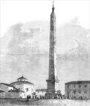 The Obelisk of the Lateran at Rome, 1870. Creator: Unknown.