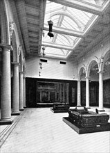 ...The Victoria and Albert Museum: the east central (Tapestry) court..., 1909. Creator: Clarke & Hyde.