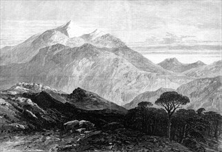 Mount Pentelicus, from the height above Marathon, near the haunt of the Greek brigands, 1870. Creator: Unknown.