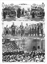 The King at Rugby School, 1909. Creators: Montague Dixon, Graphic Photo Union, World's Graphic Press.