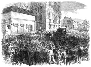 The Funeral of Victor Noir at Neuilly, 1870. Creator: Unknown.