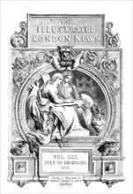 Front page of "Illustrated London News", July to December 1871.  Creator: Unknown.