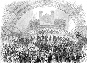 Opening of the Derby Fine-Arts and Industrial Exhibition, 1870. Creator: Unknown.