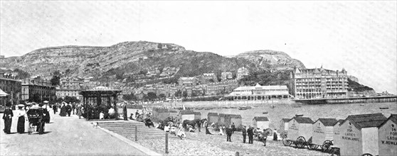 'The Queen of Welsh Watering-Places": the Promenade at Llandudno, 1909. Creator: Unknown.