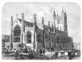 Croydon New Parish Church, 1870. Creator: Unknown.