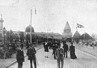 The White City on the Seashore: Danish National Exhibition - general view in the grounds..., 1909. Creator: Hermansen.