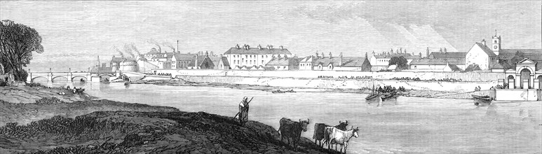 Sketches from Ireland: barracks and ancient castle of Athlone, 1870. Creator: Unknown.