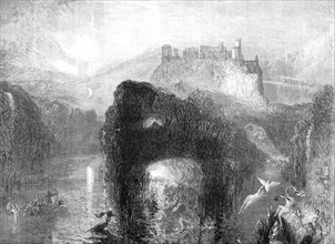 Queen Mab's Grotto, from the painting by J. M. W. Turner, 1870. Creator: W Thomas.