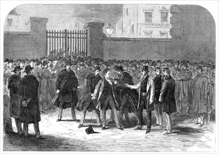 The Disturbances in Paris: arrest of M. Rochefort, 1870. Creator: Unknown.