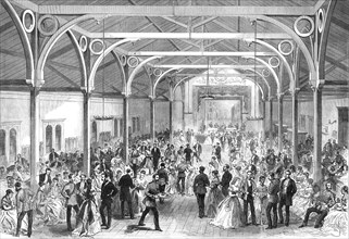 The Guards' Institute, Vauxhall-Bridge-Road: the Ball-Room, 1869. Creator: Unknown.