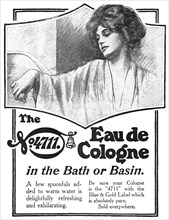 The No.4711 Eau de Cologne - in the Bath or Basin, 1909. Creator: Unknown.