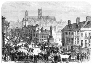 Lincoln Horse Fair, 1870. Creator: Unknown.