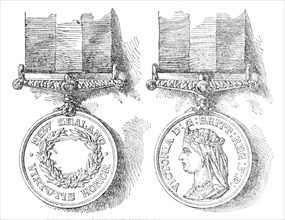 The New Zealand War Medal for the British Troops, 1870. Creator: Unknown.