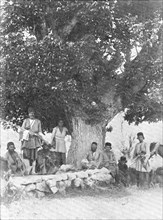 Threateners of Teheran: men who may capture the Shah - a Bakhtiari village, 1909. Creator: Unknown.