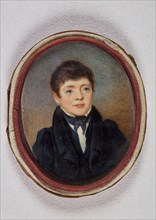 Miniature portrait of William Hooper, 1800-1899. Creator: Unknown.