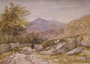 A Welsh Mountain Road, 1845. Creator: David Cox the Elder.