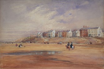 Blackpool Beach, 1840. Creator: David Cox the Elder.