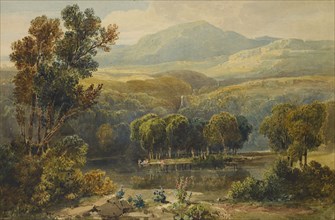 Lake Scene, North Wales, 1811. Creator: David Cox the Elder.