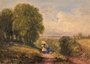 A Herefordshire Lane, 1834. Creator: David Cox the Elder.