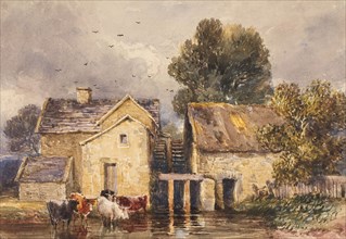 A Water Mill, 1836. Creator: David Cox the Elder.