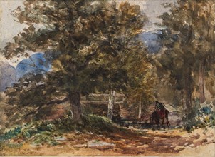 Crossing the Brook, 1846. Creator: David Cox the Elder.