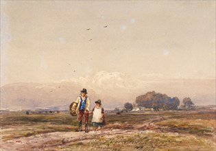 Going to Market, 1830-35. Creator: David Cox the Elder.