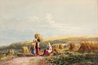 Harvesting, 1832-51. Creator: David Cox the Elder.