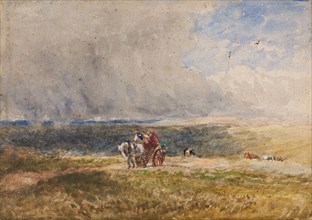 Returning From Market, c1820s. Creator: David Cox the Elder.