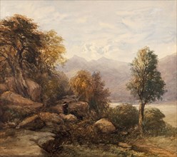 Lake Scene, North Wales, c1830s. Creator: David Cox the Elder.