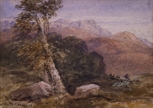 Bettws-y-Coed, North Wales, 1852. Creator: David Cox the Elder.