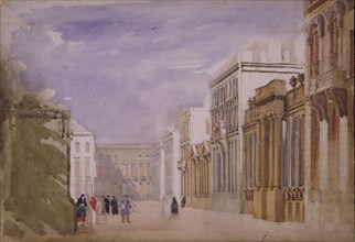 Place de Brabant, Brussels, 1826. Creator: David Cox the Elder.