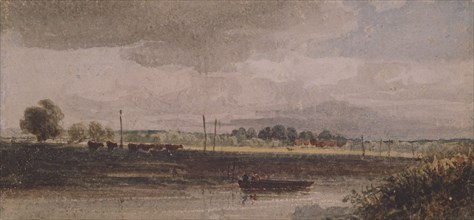 River Scene [undated], c1820s. Creator: David Cox the Elder.