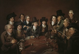 John Freeth and his Circle or Birmingham Men of the Last Century, 1792. Creator: John Eckstein.