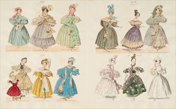 Costume plates, 1833. Creator: Unknown.