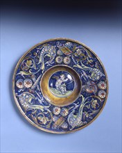 Maiolica Dish, 1520-30. Creator: Giorgio Andreoli workshop.