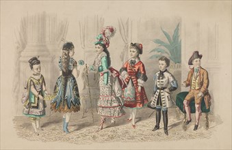 Latest Paris Fashions and Children's Fancy Costumes, 1879. Creator: Unknown.